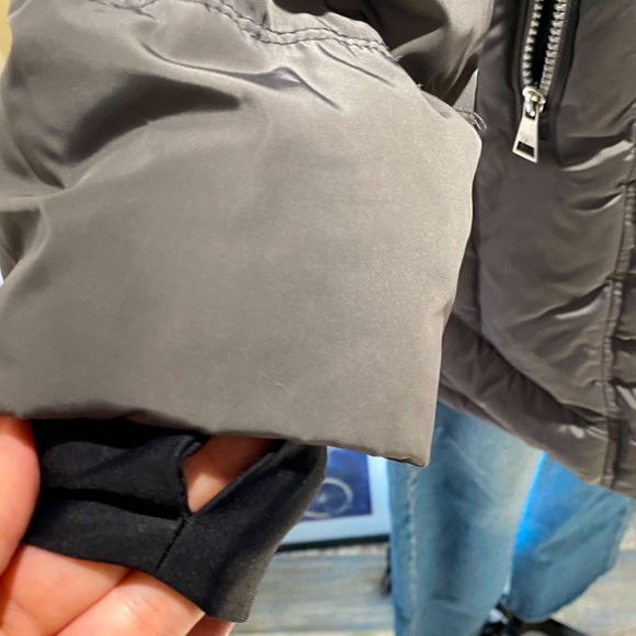 Karl Lagerfield Down Coat with Faux Fur - Picture 4 of 9